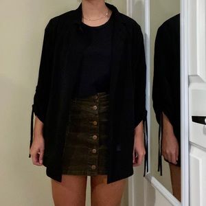 Black blazer coat